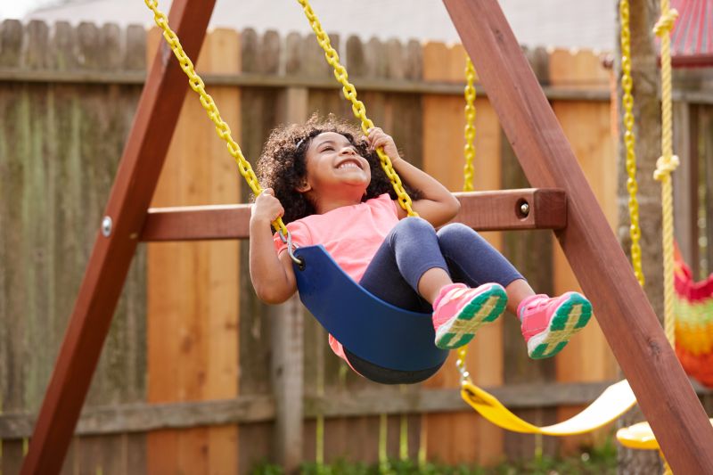 Children Enjoying Their Play Area